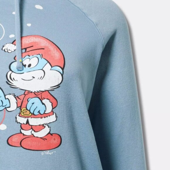The Smurfs Classic Fit Cozy Fleece Hoodie - Picture 3 of 4